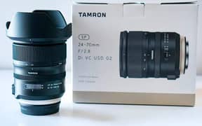 tamron 24 70 f2.8 g2 canon mount complete box