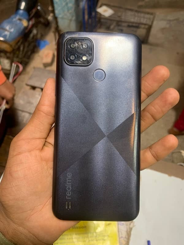 Realme c21 colour Grey 1