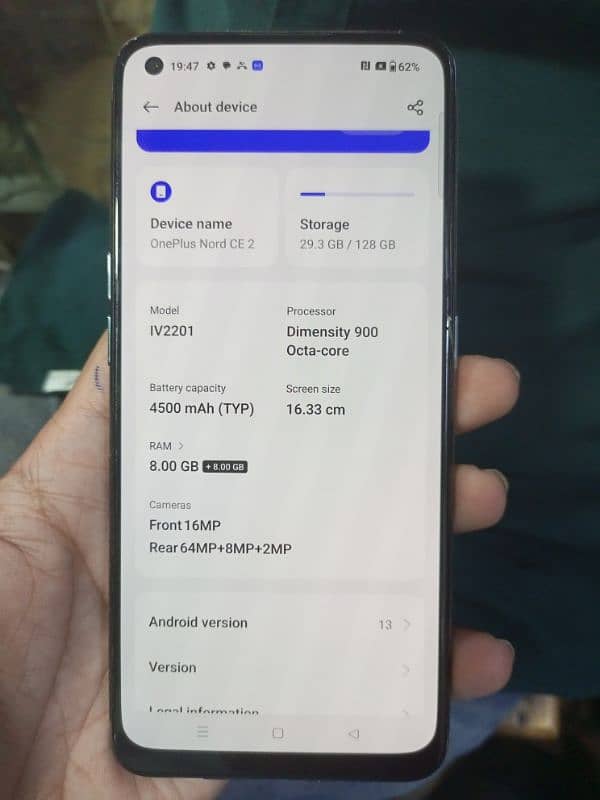 One plus Nord CE 2 New condition 8GB 128GB Seald set Pta aproved 4