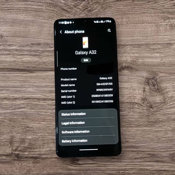 Samsung A32 For sale contact number 03221604962 2