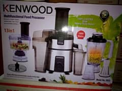 Kenwood food processors 13in1 heavy duty motor 100/cooper