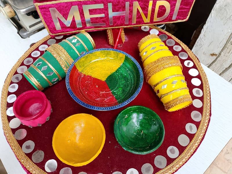 mehndi tray customized 2