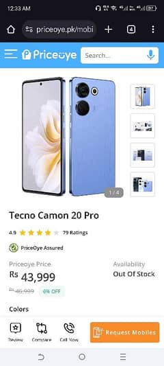 tecno comon 20 pro 8gb