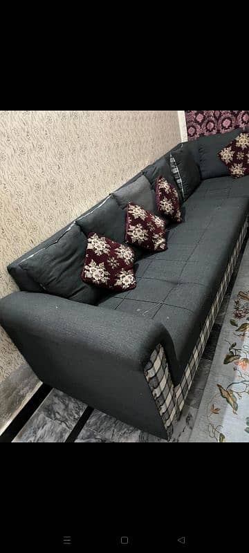 L shape sofa for sale urgent 4