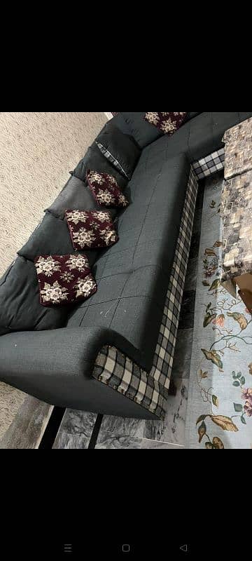 L shape sofa for sale urgent 5