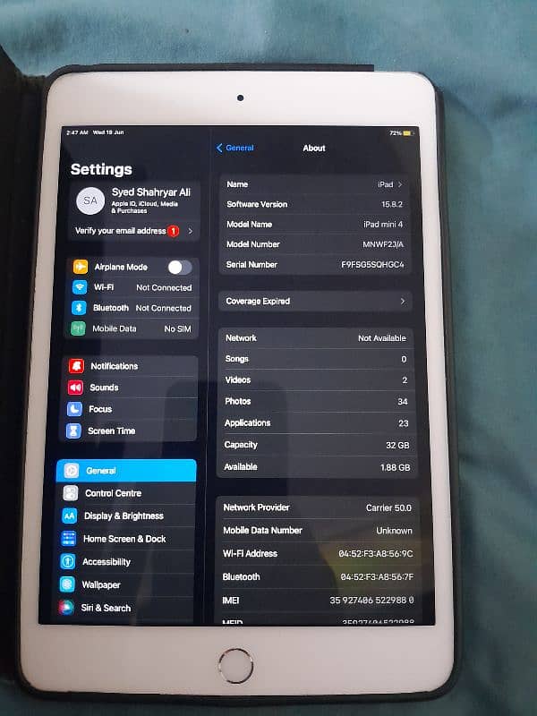 ipad mini 4 Available for Sale 32gb good condition 3