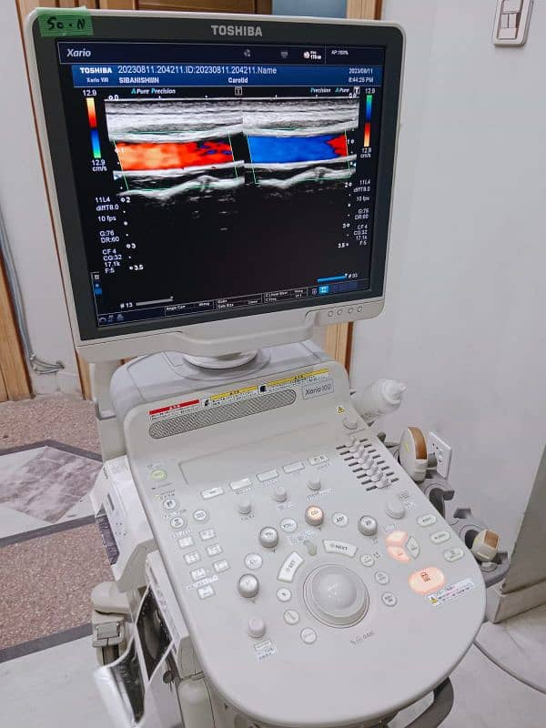 Xario 100/200 ultrasound machine available for sale. 3