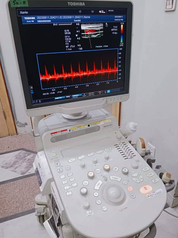 Xario 100/200 ultrasound machine available for sale. 6