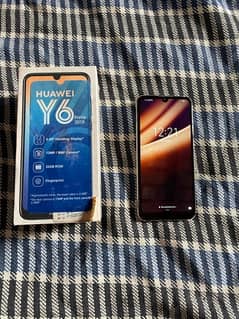 huawei y 6 prime 2019 All ok with box 32GB wattsapp : 03070405686