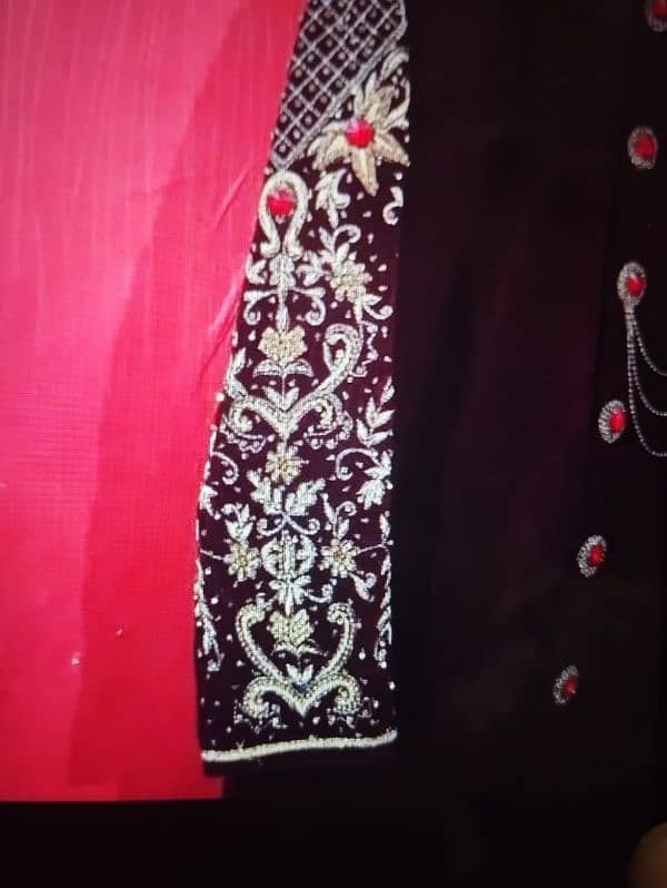 dulha sherwani + khusa 8number 2