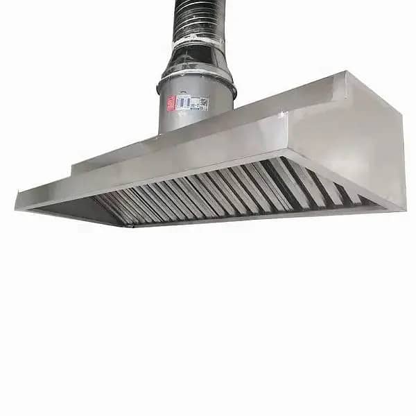 Restaurant SS Kitchen Exhaust Hood, Suction 2