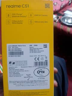 4gb, 128,gb realme c51