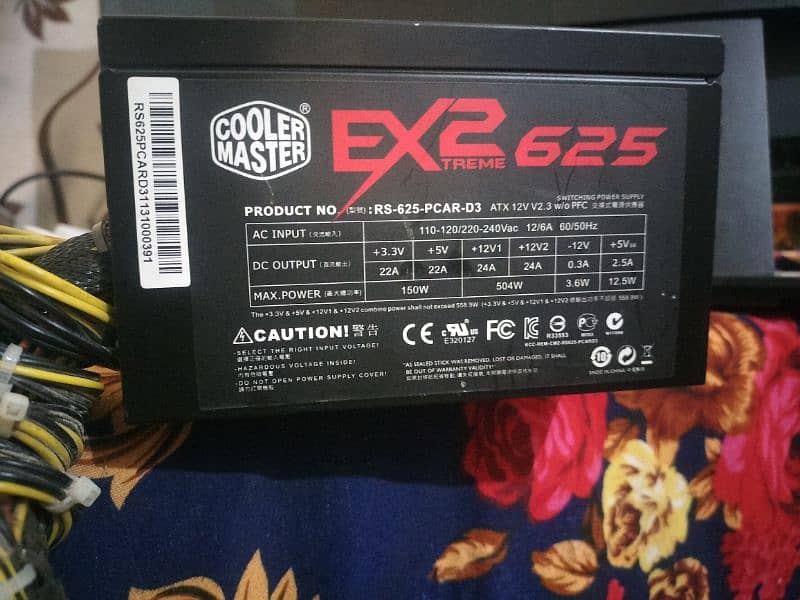 cooler master PSU 550w Full 2 Genuine 6