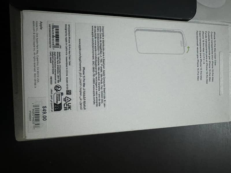 IPhone 15 Pro max 512 GB black with receipt cober warranty 4