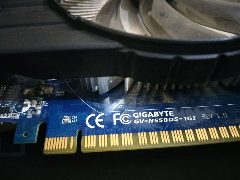 Gigabyte N550 DS  1Gb graphic card 2