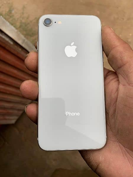 iphone 8 jv 64 gb 10/10 white 0