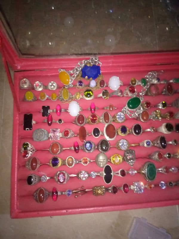 stone and ring lot 4