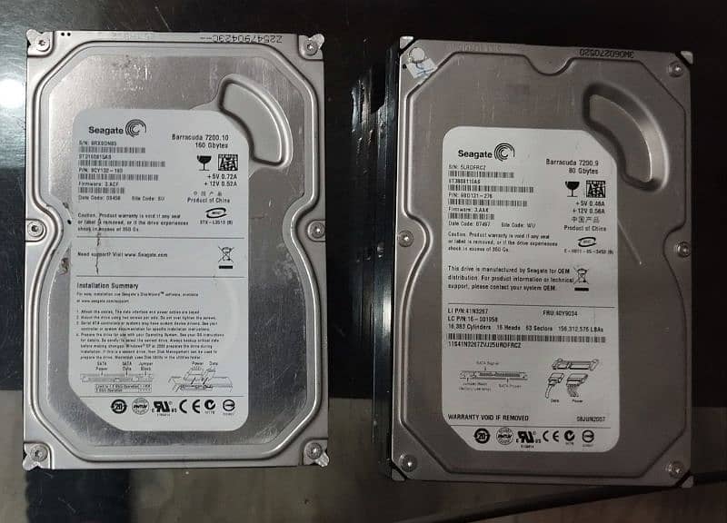 Hard Disk Seagate 80GB, 160GB, 250GB 0