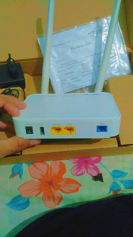 fiber m-t link Xpon internet wifi router 5 dbi 4