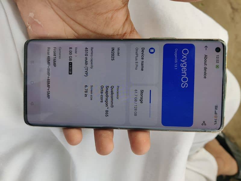 oneplus 8 pro 8gb 128gb duel approved 8