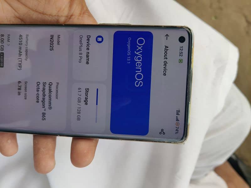 oneplus 8 pro 8gb 128gb duel approved 9