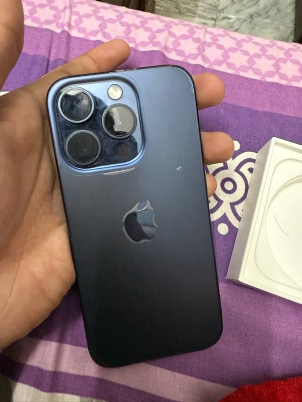 Iphone 15 Pro Non PTA 256gb Blue 0