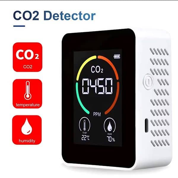 Air Quality Detector Carbon Dioxide Detector temp CO2 0