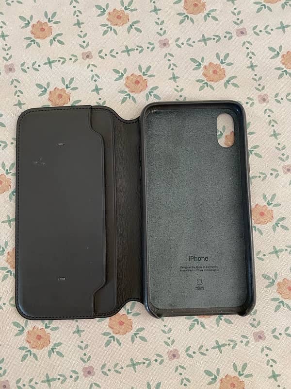 original leather case for iPhone X and XS 1