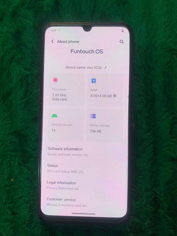 Vivo V23e || 8GB+4GB RAM|| 10/10 condition 5