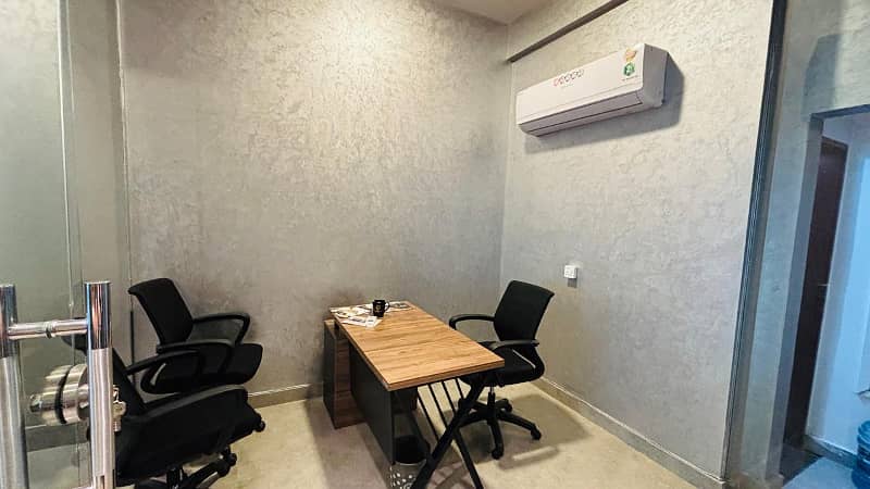 EXECUTIVE FURNISHED GOLF FACING OFFICE FOR RENT. 13