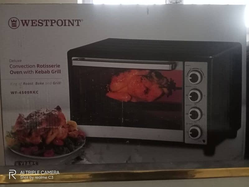 electric baking oven 1800 watt 6