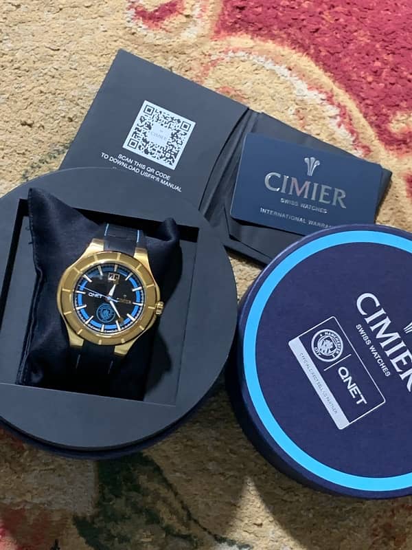 Qnet cimer  Swiss made quartz movement 42mm 4