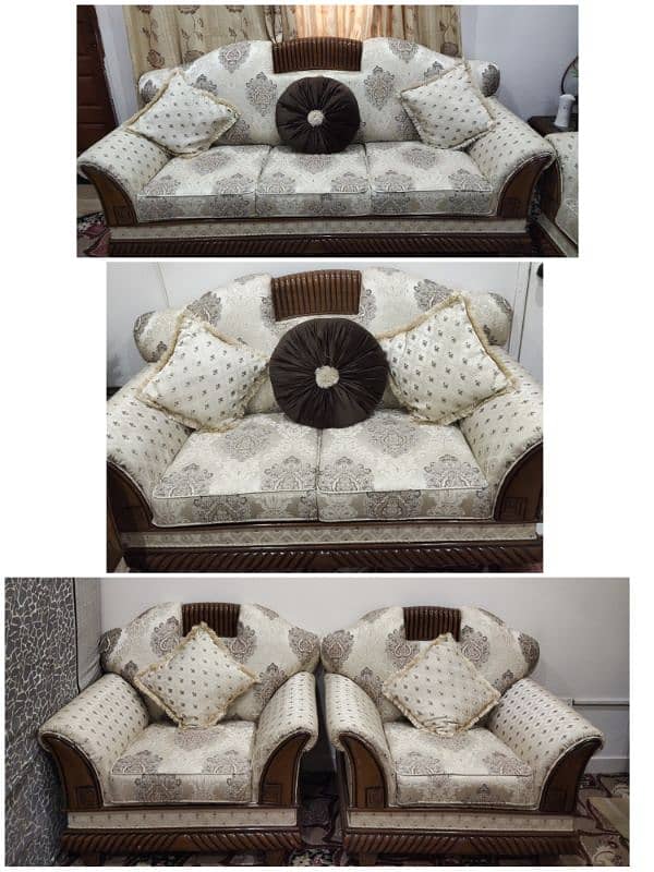 Elegant Royal Style Sofa Set for Sale - Luxurious & Comfortable" 4