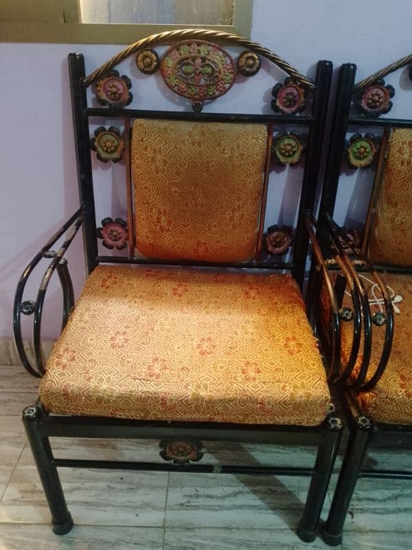 Iron sofa set 3