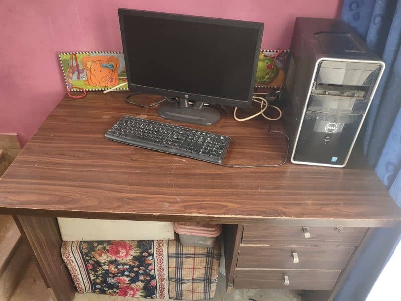 A writing, computer, study table 1