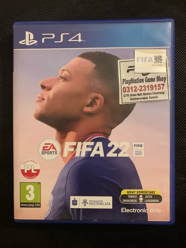 fifa 22 PS4 cd 0