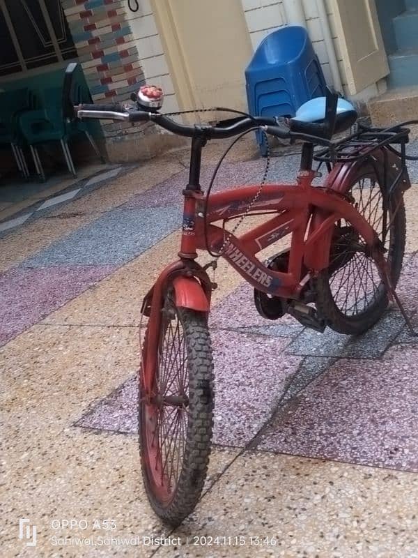 Wheelers bicycle for sale in good condition 0