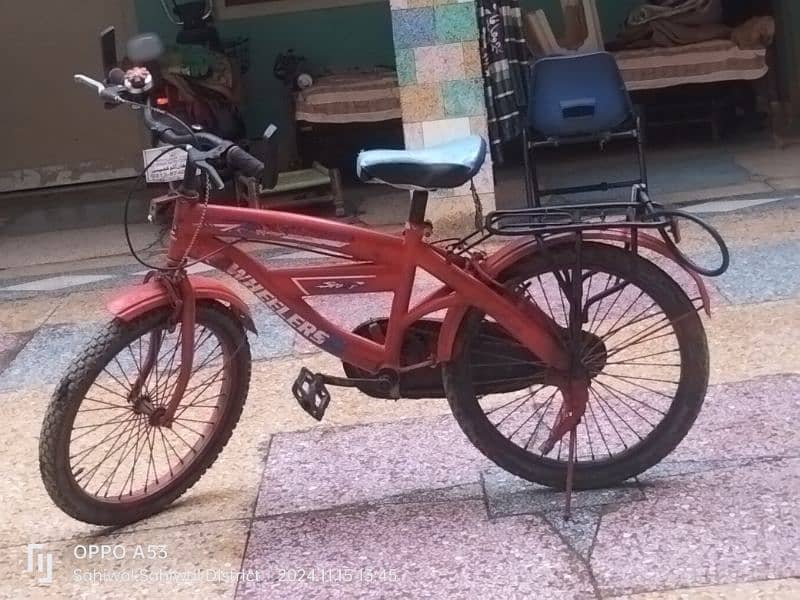 Wheelers bicycle for sale in good condition 1