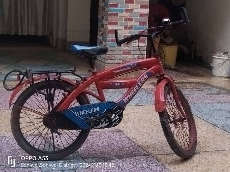 Wheelers bicycle for sale in good condition 4