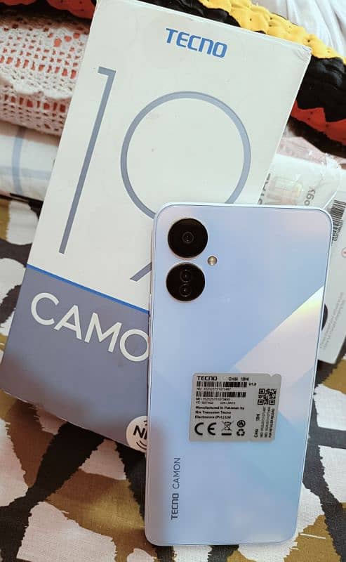 Tecno Camon 19 Neo Just Like New Ice Mirror White Color 0