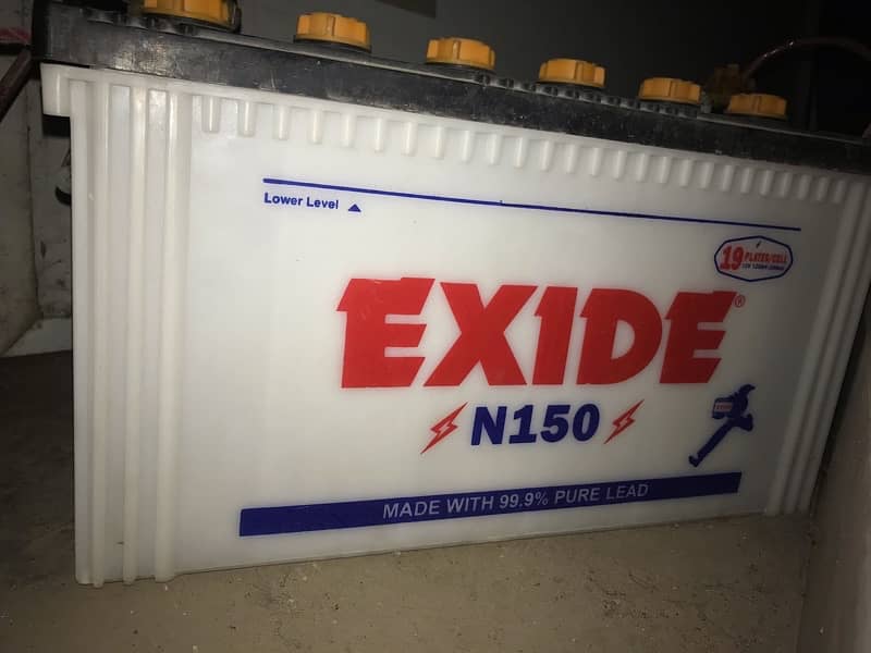 exide n150 (25 days used ) warranty card shifting ma gum gya tah 1