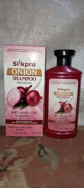 Silk Pro Onion Anti Hair loss shampoo 400. ML. 1