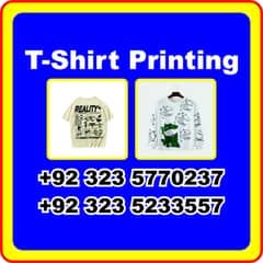 Tshirt printing fashion & beauty