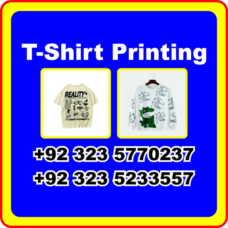 Tshirt printing fashion & beauty 0