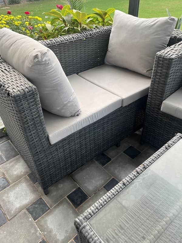 outdoor sofa set ratan sofa 3