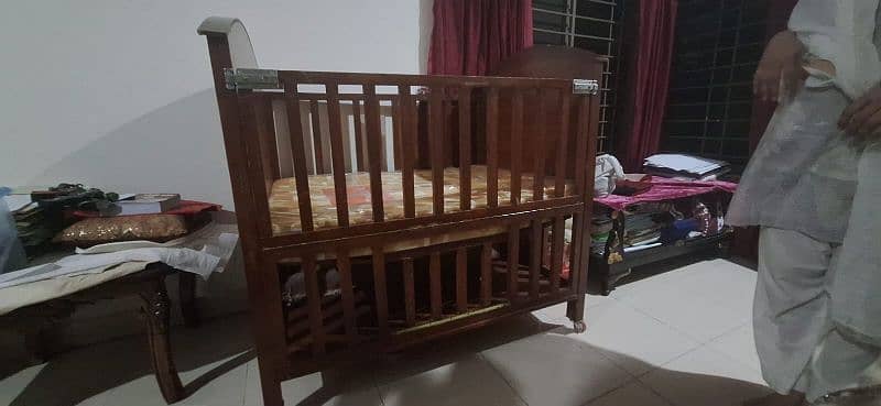 Baby Cot Bed Wooden 0