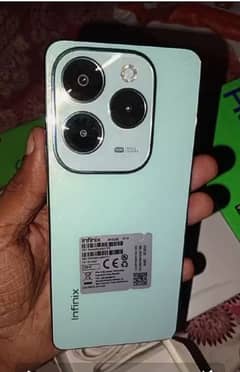 Infinix hot 40i 8+8 256 3 mounth warranty box charger b avaible