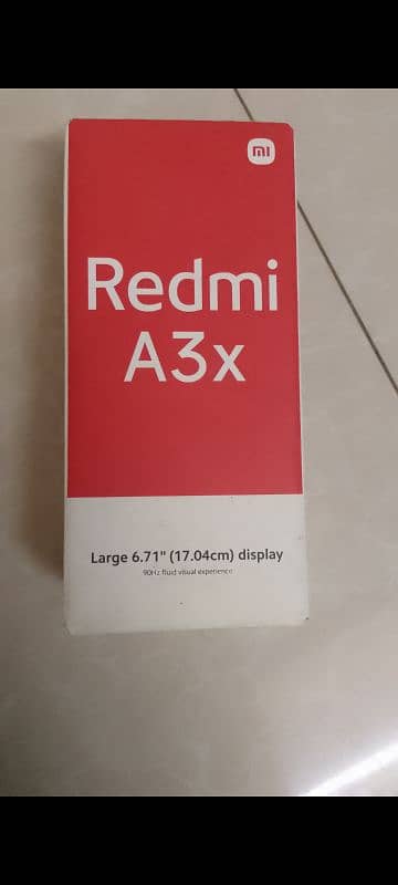 Redmi A3x sealed set with box 0