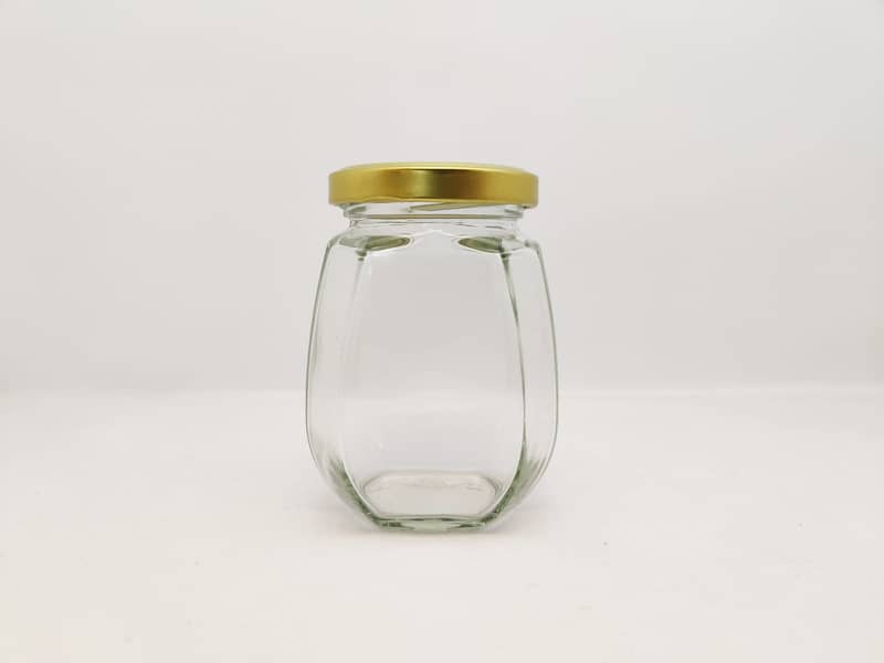 protein jar / Glass Bottles/ Hexagon jar /Round jar /Square glass jar 2