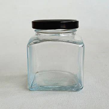 protein jar / Glass Bottles/ Hexagon jar /Round jar /Square glass jar 0